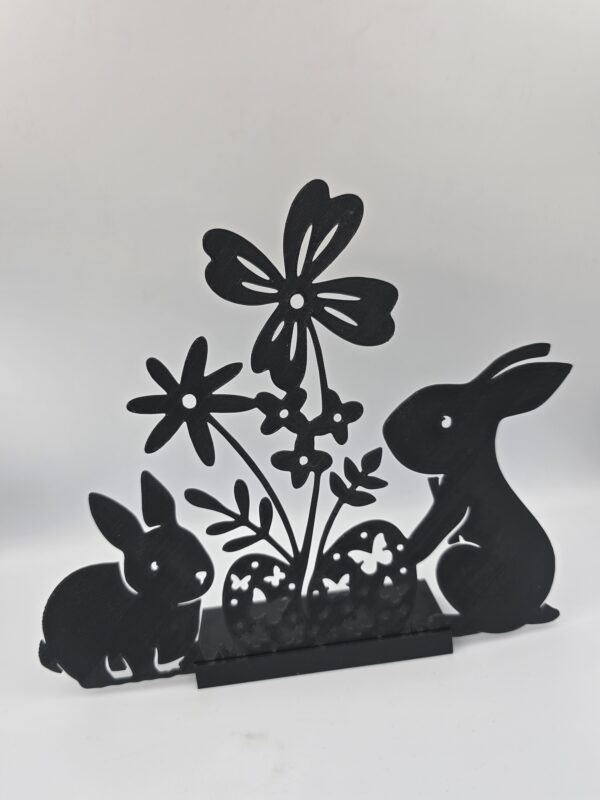 Paastafreel Hazen en bloemen