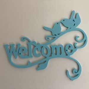 Bordje "Welcome"