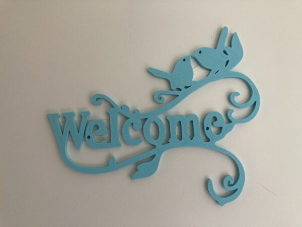 Bordje "Welcome"