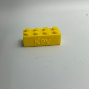 Klein lego blokje met naam