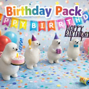 Kumaty Happy birthday set