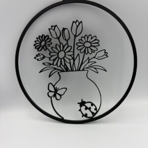 Lente hanger met bloemen