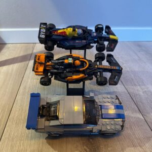 Set van 3 - Formule 1 standaard voor Lego auto's